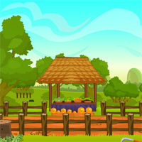 Free online html5 games - Village Tractor Escape game 