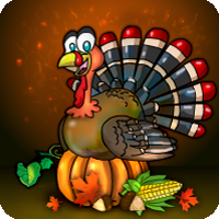 Free online html5 games - Thanksgiving Party House Escape 2018 game 