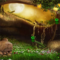 Free online html5 games - Mushroom House Baby Fairy Escape game 