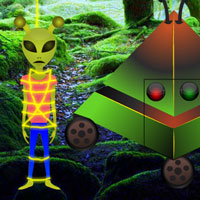 Free online html5 games - G2R Fantasy Forest Alien Rescue game 