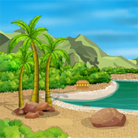 Free online html5 games - Pretty Island Escape game 