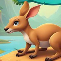 Free online html5 games - Pretty Kangaroo Rescue game 