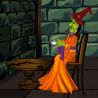 Free online html5 games - Green Witch House Escape Games4escape game 