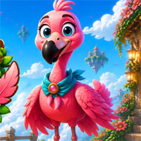 Free online html5 escape games - Featherfoot Flamingo Escape