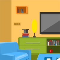 Free online html5 games - Cute Yellow Room Escape game 