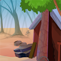 Free online html5 games - Forest House Treasure Rescue game 