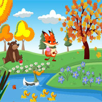 Free online html5 games - Hidden Escape 7 Colorful Autumn game 