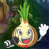 Free online html5 games - Games4king Cartoon Singing Onion Escape game 