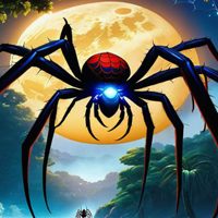 Free online html5 games - Escape From Spider Forest game 