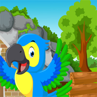 Free online html5 games - G4K Cute Parrot Rescue game 