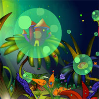 Free online html5 games - Ena  The Circle 1-Water Bubble World Escape game 