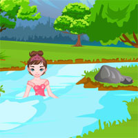Free online html5 games - Princess Pinky River Rescue game 