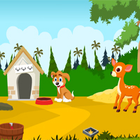 Free online html5 games - Escape From Baby Deer  game 