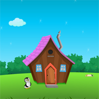Free online html5 games - Baby Penguin Escape game 