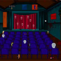 Free online html5 games - Escape From J Horror Theater game 