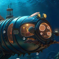 Free online html5 escape games - Underwater Town Escape