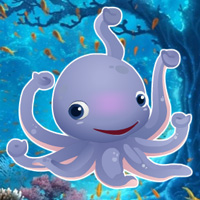 Free online html5 games - Hiddenogames Hidden Little Octopus game 