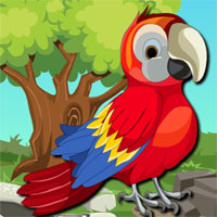 Free online html5 games - ZooZoo Scarlet Bird Escape game 
