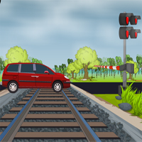 Free online html5 games - REPLAY Live Escape-Train Track game 