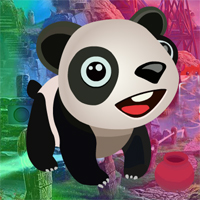 Free online html5 games - Games4King Cute Baby Panda Escape game 