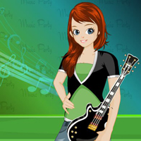 Free online html5 games - Girl Escape To Music Party game 