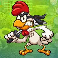 Free online html5 games - Games4King Sword Rooster Escape game 
