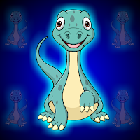 Free online html5 games - FG Funny Baby Dinosaur Escape game 