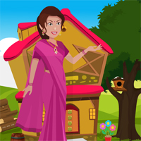 Free online html5 games - Games4King South Indian Woman Rescue game 