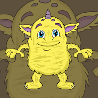 Free online html5 games - G2J Rescue The Yellow Monster game 