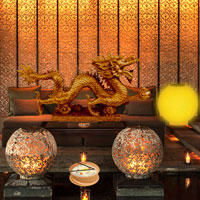 Free online html5 games - Chinese Architectural House Escape Games2rule game 