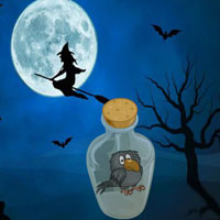 Free online html5 games - HOG Evil Black Crow Escape game 