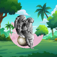 Free online html5 escape games -  Release Cursed Statue Angel