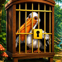 Free online html5 escape games - Free the Caged Pelican
