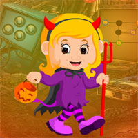 Free online html5 games - G4K Beautiful Witch Girl Escape game 