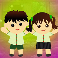 Free online html5 games - G4K Happy Siblings Escape game 
