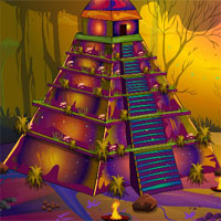 Free online html5 games - Ena The Circle-Mayan City Escape game 