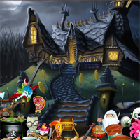 Free online html5 games - Gelbold Halloween Little Witch Escape game 