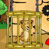 Free online html5 games - Leopard Rescue From Cage game 