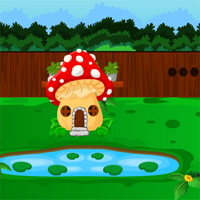 Free online html5 games - Mushroom House Frog Escape game 