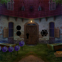 Free online html5 games - Palace Backyard Escape game 