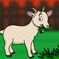 Free online html5 games - G2J Help the Hungry Goat game 