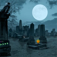 Free online html5 games - Scary Cemetery Escape game 