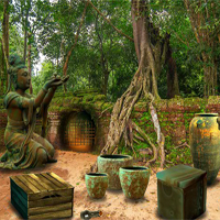Free online html5 games - Escape Game Cambodian Temple 2 game 