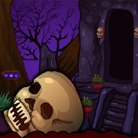 Free online html5 games - Games4Escape Halloween Party Escape 2018 game 