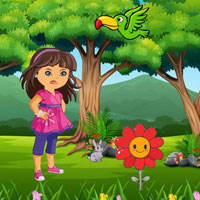 Free online html5 escape games -  Lara Find Her Magical Bag