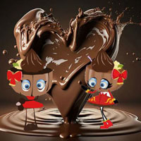 Free online html5 escape games - BIG Pair of Chocolates Escape