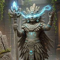 Free online html5 escape games - Statue Temple Shaman Escape