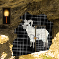 Free online html5 games - Rocky Ledge Goat Rescue game 