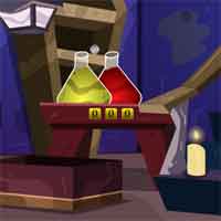 Free online html5 games - GenieFunGames Dracula Fort Fantasy Escape game 