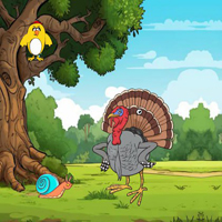 Free online html5 games - BIG Turkey Forages The Eggs game 